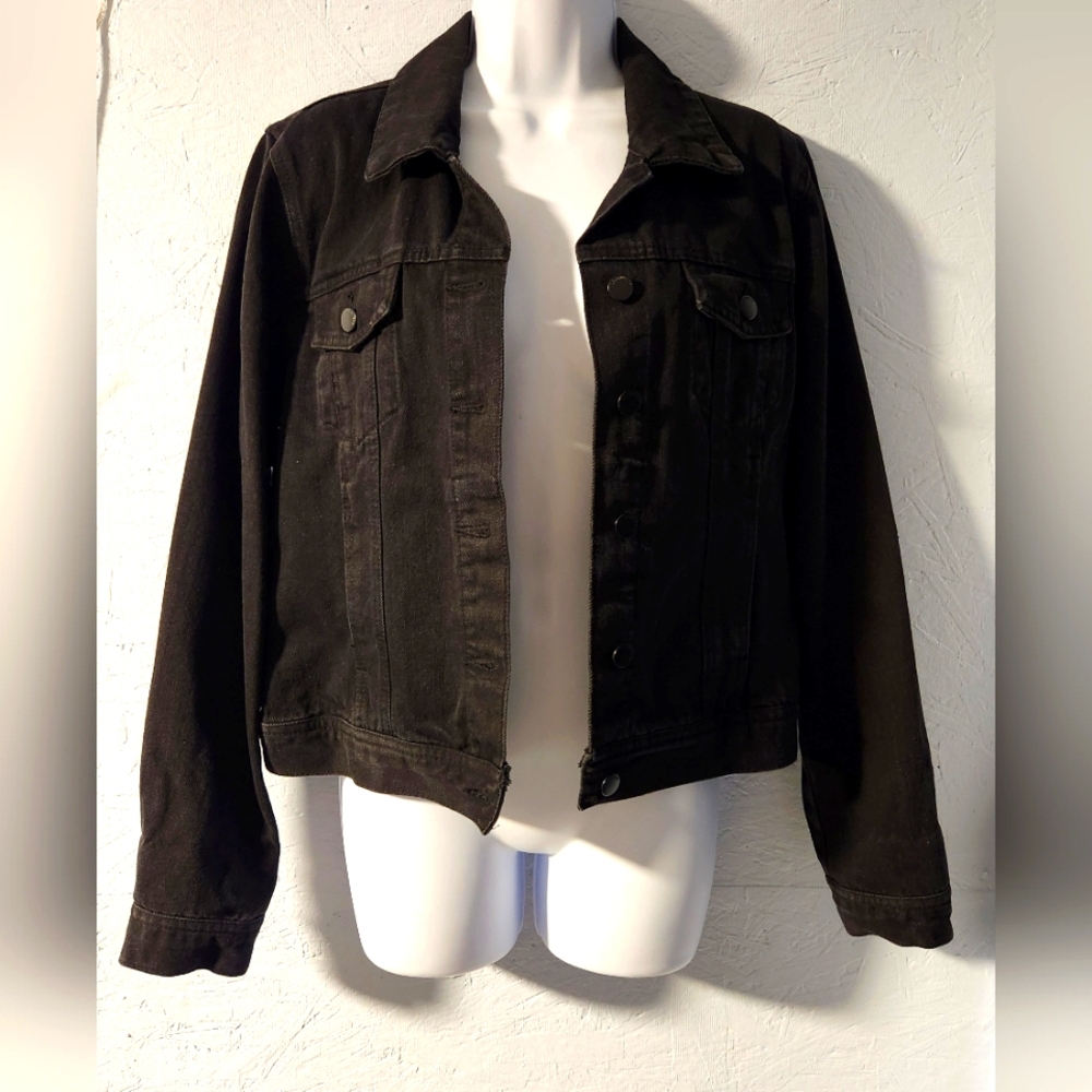 Black Jean Jacket